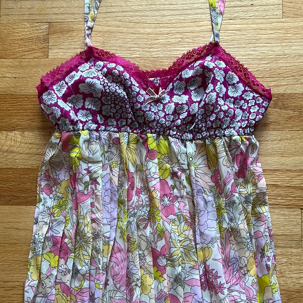 Sheer Multicolor Print Pajama Top by Liberty of London for Target